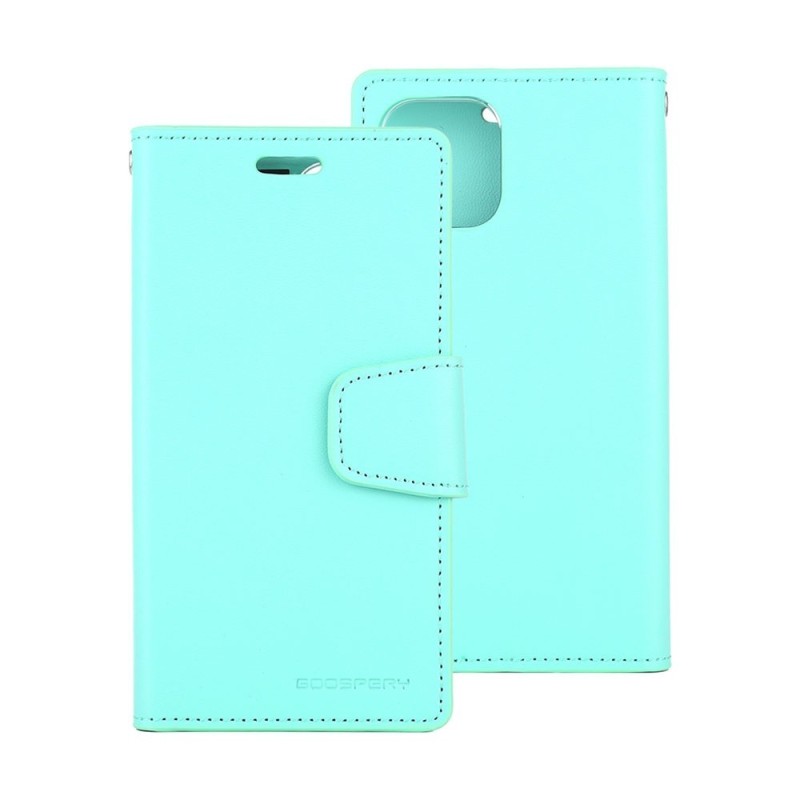 iPhone 11 Pro Max Leather Wallet Flip Diary Case Cover - Mint