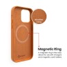 iPhone 14 MagSafe Compatible Clear with Metal Camera Frame Case Cover