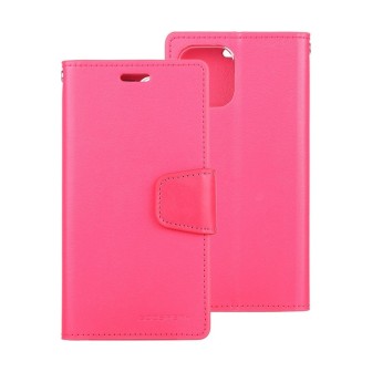 iPhone 11 Pro Max Leather Wallet Flip Diary Case Cover - Hot Pink