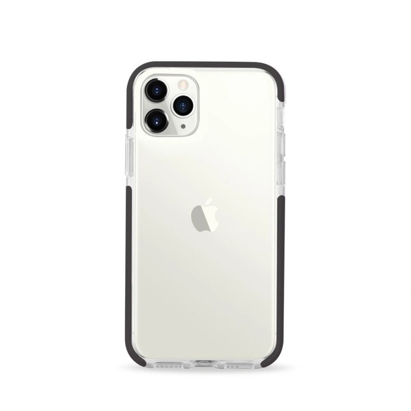 iPhone 11 Pro Max Slim Shockproof Clear Case Cover - Black | Australia
