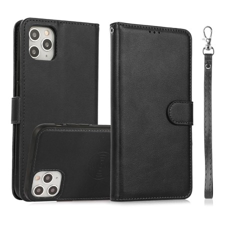 iPhone 11 Pro Max Leather Wallet Flip Diary Case Cover - Blue