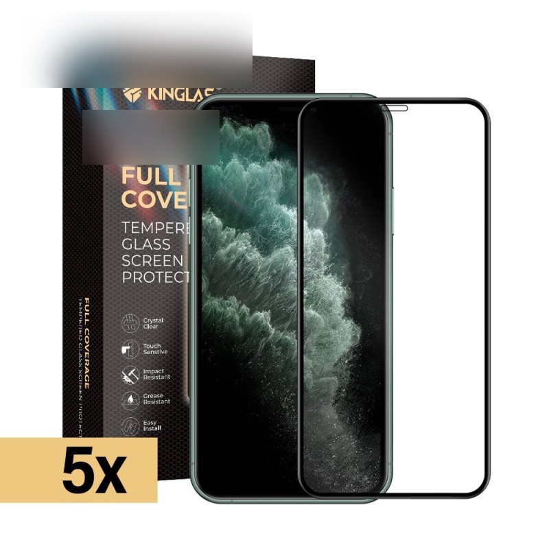 iPhone X / XS / 11 Pro Full Coverage Tempered Glass Screen Protector -