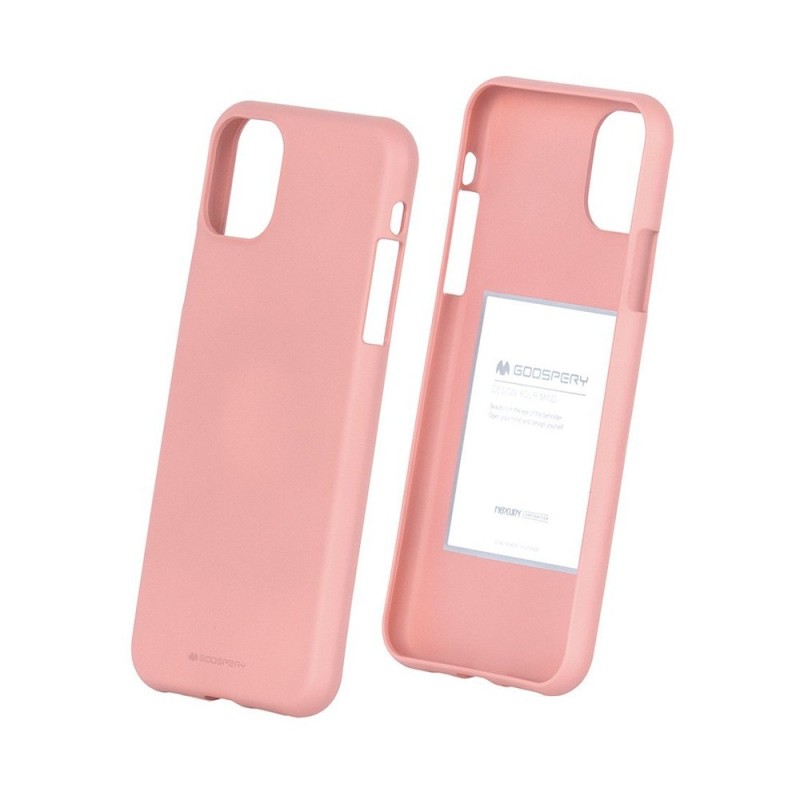 iPhone 11 Pro Soft Feel Jelly Case Cover - Pink Sand | Australia