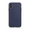 iPhone XS Max Liquid Silicone Case Cover - Navy | Australia