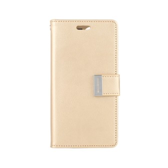 iPhone XS Max Leather Wallet Flip Diary Case Cover - Gold | Australia