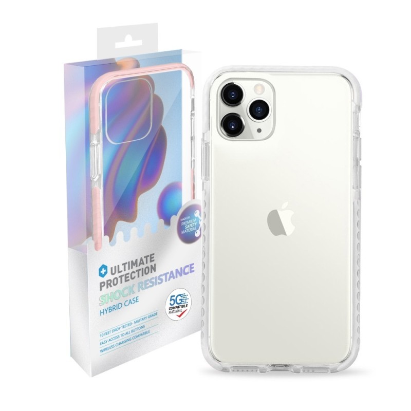 iPhone 11 Pro Slim Shockproof Clear Case Cover - Black | Australia
