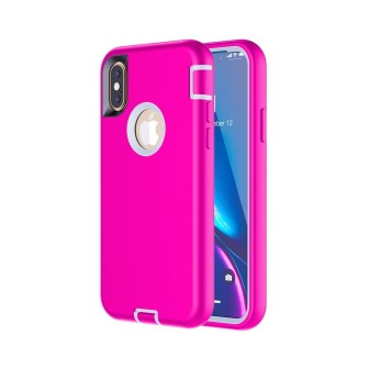 iPhone XS Max Soft Silicone Case Cover - Hot Pink | Australia