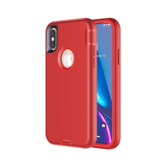 iPhone XS Max Soft Silicone Case Cover - Red | Australia