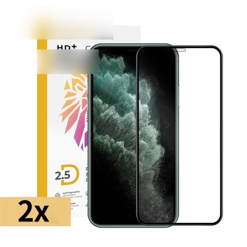 iPhone XR / 11 Full Coverage Tempered Glass Screen Protector - 2 Pack
