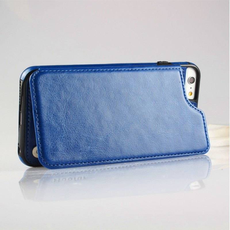 iPhone X / XS Leather Wallet Flip Diary Case Cover - Rose Gold