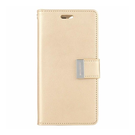 iPhone 11 Leather Wallet Flip Diary Case Cover - Gold | Australia