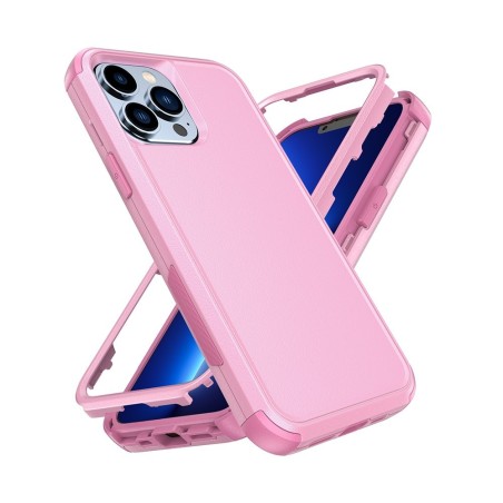 iPhone X / XS Heavy-Duty Armor Shockproof Case Cover - Pink