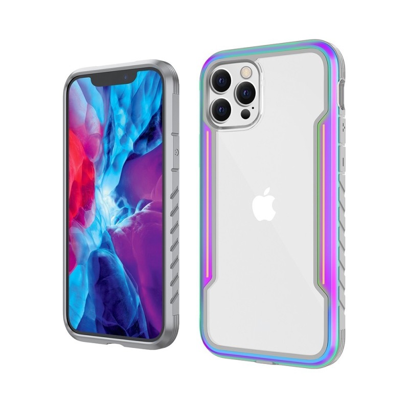 iPhone 11 Heavy-Duty Armor Shockproof Case Cover - Iridescent