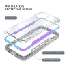 iPhone X / XS Heavy-Duty Armor Shockproof Case Cover - Rose Gold