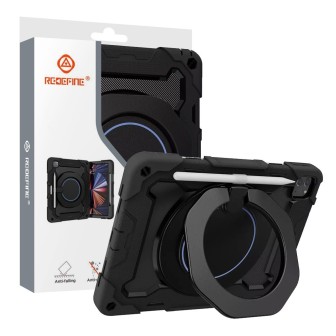 iPad Pro 12.9 (2018-2022) Armor Shockproof Handle Ring Rotation Case C