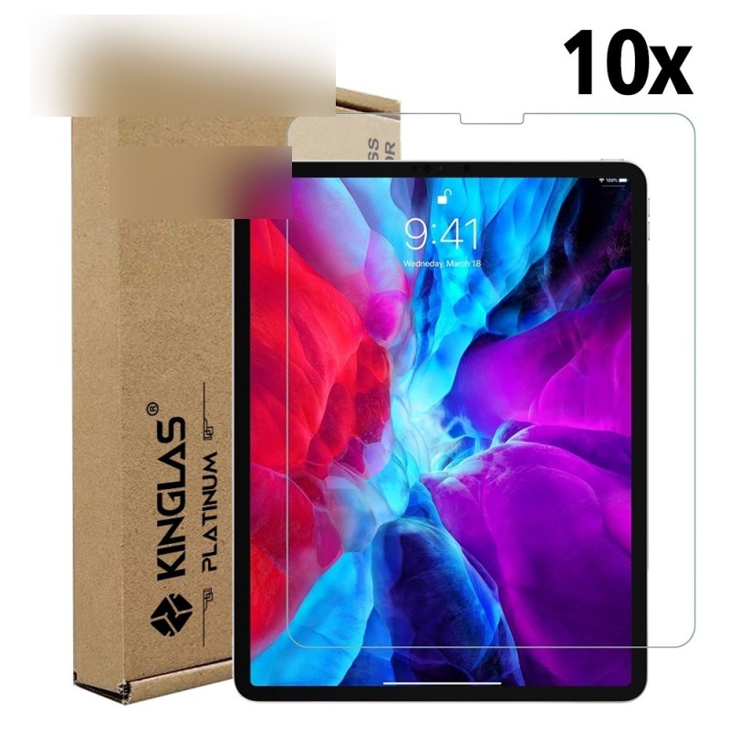 iPad Pro 12.9 (2018-2022) Tempered Glass Screen Protector - 10 Pack