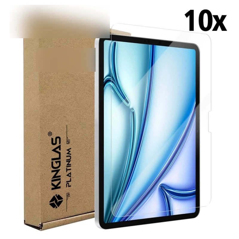 iPad Air 13 (2024-2026) Tempered Glass Screen Protector - 10 Pack