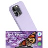 iPhone 15 Pro Max Liquid Silicone Case Cover - Lilac Purple