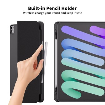 iPad Pro 12.9 (2018-2022) Soft TPU Back Shell Slim Cover Case with Aut
