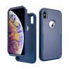 iPhone XS Max Heavy-Duty Armor Shockproof Case Cover - Navy