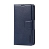 iPhone 14 Pro Max Leather Wallet Flip Diary Case Cover - Navy