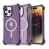iPhone 15 Pro Bounce Impact Slim Shockproof Clear Case Cover - Clear P