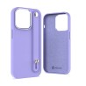 iPhone 14 Pro Max Clear with Metal Camera Frame Case Cover - Purple