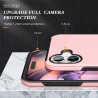 iPhone 16 Shockproof with Ring Holder Stand Case Cover - Black
