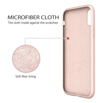 iPhone 11 Pro Max Liquid Silicone Case Cover - Pink Sand | Australia