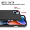 iPhone 14 Plus / 15 Plus Rugged Shockproof Case Cover - Black