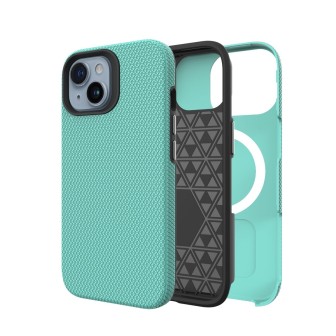iPhone 14 Plus / 15 Plus Rugged Shockproof Case Cover - Mint