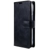 iPhone 16 Leather Wallet Flip Diary Case Cover - Navy | Australia