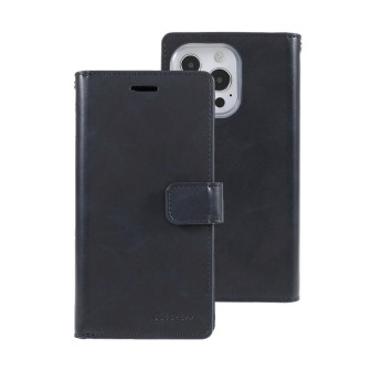 iPhone 14 Plus Premium Mansoor Diary Wallet in Navy Case Cover