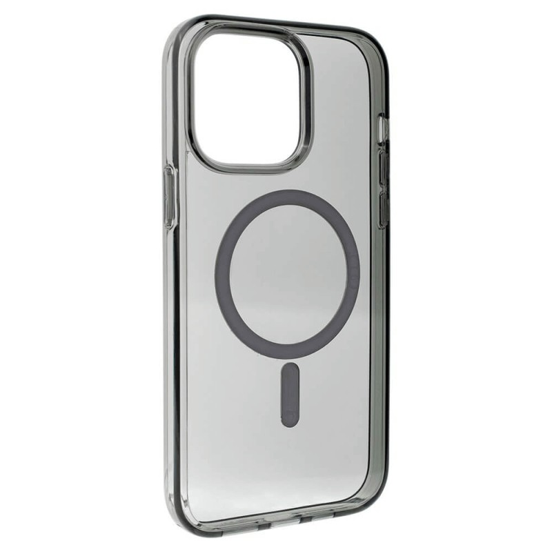 iPhone 14 Plus Slim Shockproof Clear Case Cover - Clear Black