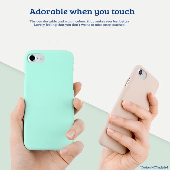 iPhone 13 Soft Feeling Jelly Case Cover - Mint | Australia