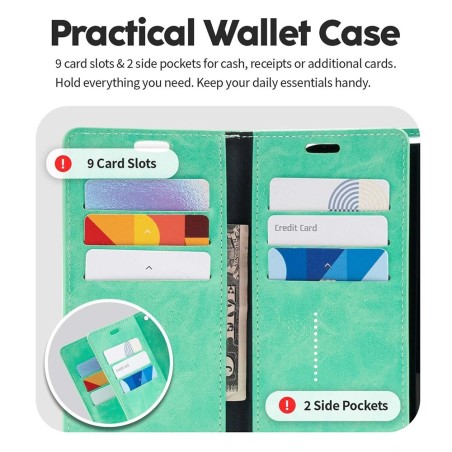 iPhone 17 Pro / 18 Pro MagSafe Compatible Multi-Card Leather | Free Shipping AU