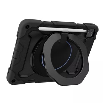 iPad Pro 12.9 (2018-2022) Armor Shockproof Handle Ring Rotation Case C