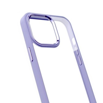 iPhone 11 Clear with Metal Camera Frame Case Cover - Blue | Australia