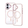 iPhone 17 Clear with Metal Camera Frame Case Cover - Pink | Australia