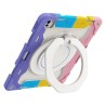 iPad Pro 11 (2024) Armor Shockproof Handle Ring Rotation Case Cover -