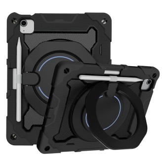 iPad Air 11 (2024-2025) Armor Shockproof Handle Ring Rotation Case Cov