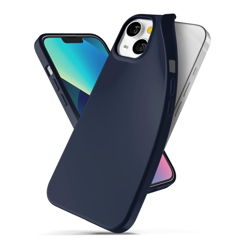 iPhone 13 mini Soft Feel Jelly Case Cover - Navy | Free Shipping AU