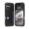iPhone 16 Plus Card Holder with 2 Card Slots Case Cover - Transparent