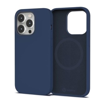 iPhone 16 Plus Liquid Silicone Case Cover - Navy | Australia
