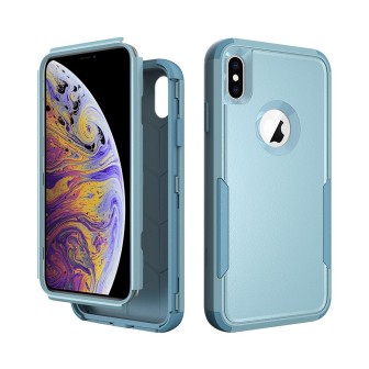 iPhone X / XS Heavy-Duty Armor Shockproof Case Cover - Mint