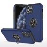 iPhone 11 Pro Max Shockproof with Ring Holder Stand Case Cover - Navy