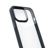 iPhone 13 Pro Max Clear Hybrid Bumper Case Cover - Black | Australia