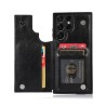 Samsung Galaxy S23 Ultra Leather Wallet Flip Diary Case Cover - Black