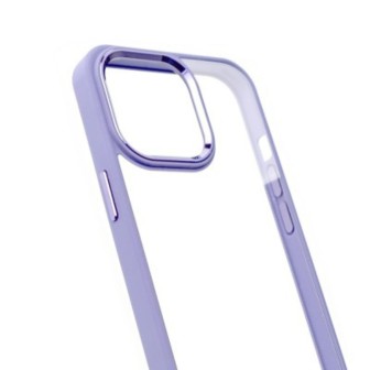 iPhone 11 Clear Hybrid Bumper Case Cover - Purple | Australia