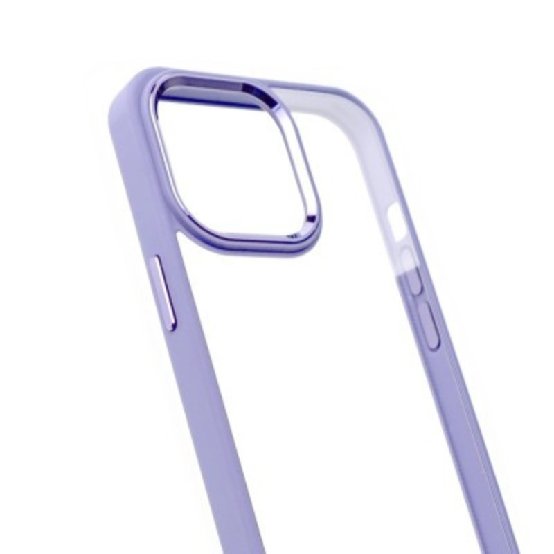 iPhone 11 Clear Hybrid Bumper Case Cover - Purple | Australia